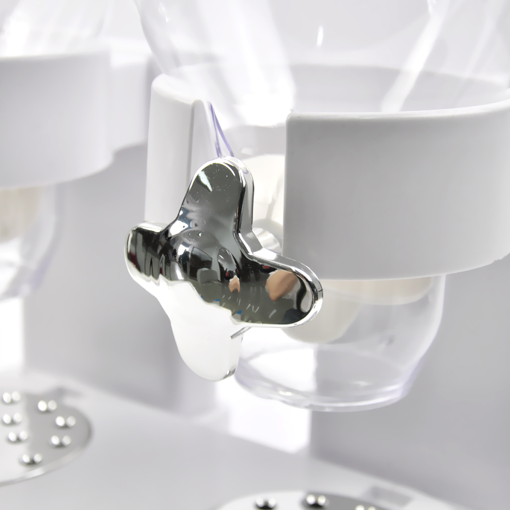 TOQUE Double Cereal Dispenser Dry Food White - Image 7