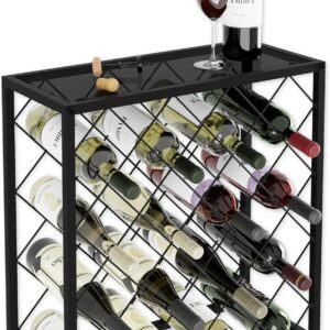 CARLA HOME Freestanding Metal Wine Rack for 25 Bottles