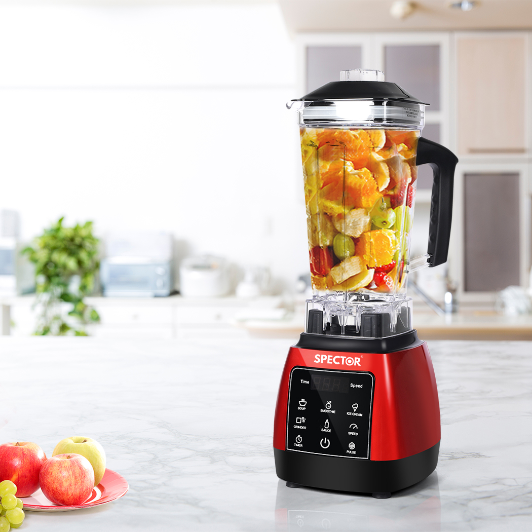 Spector 2L Commercial Blender Mixer Red - Image 8