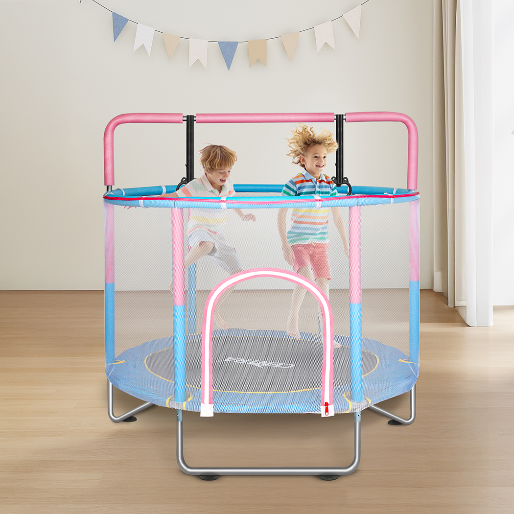Centra 55" Kids Trampoline Rebounder Pink - Image 7