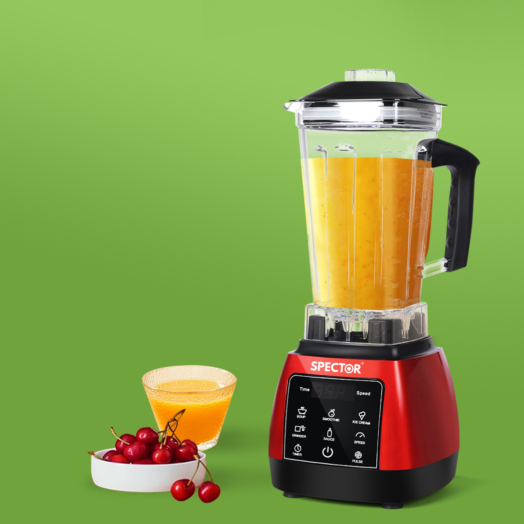 Spector 2L Commercial Blender Mixer Red - Image 7