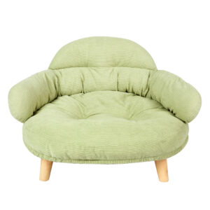 Pawz Elevated Pet Dog Cat Sofa Bed Couch L Size Green