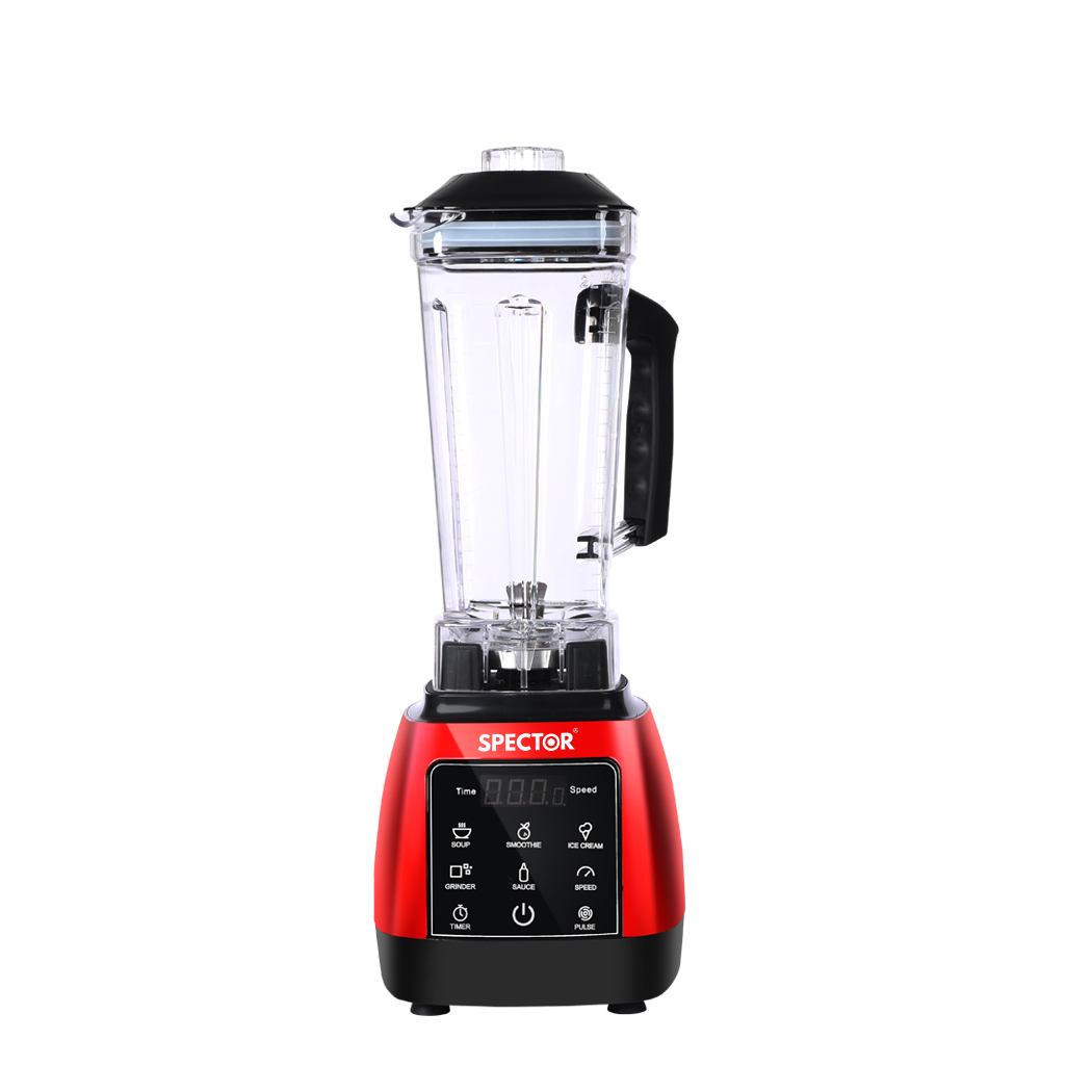 Spector 2L Commercial Blender Mixer Red - Image 2