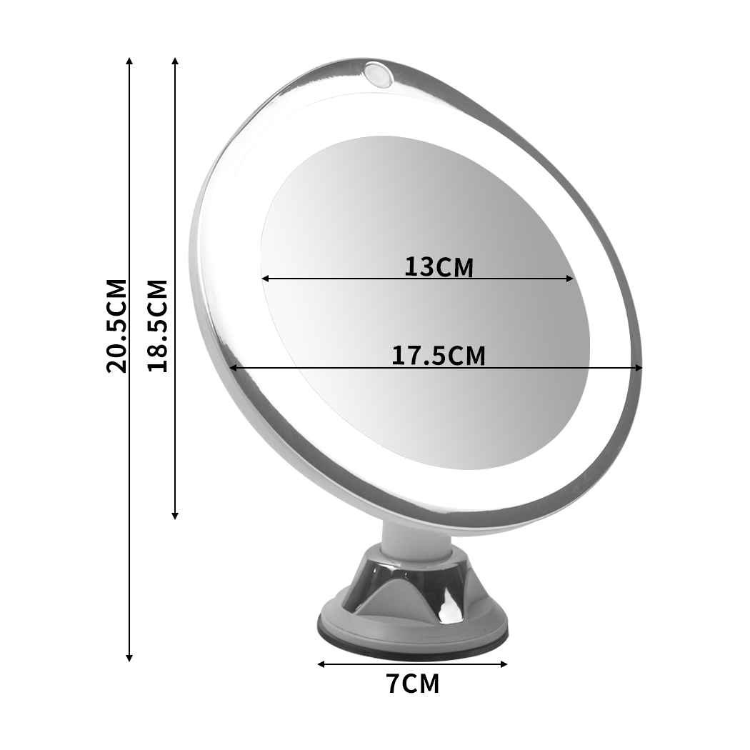 10x Magnifying Makeup LED Mirror 360 Dgree - Image 3